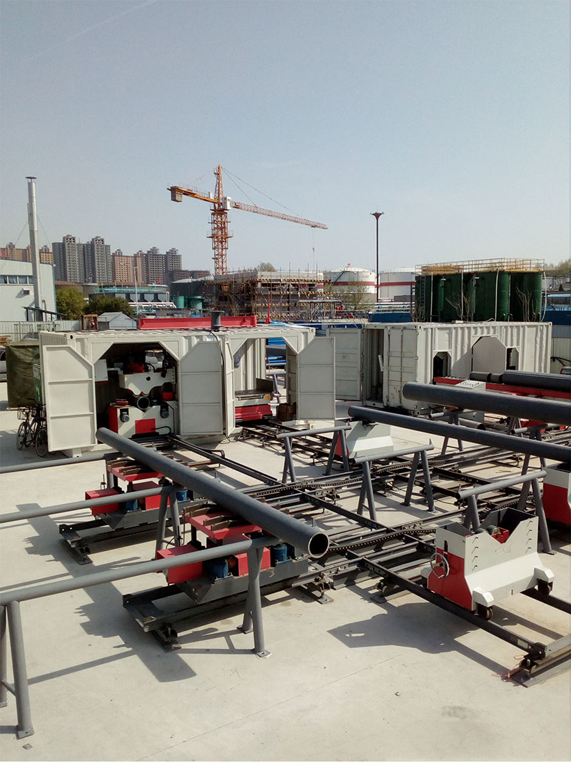 pipe fabrication production line (transportable type) 7